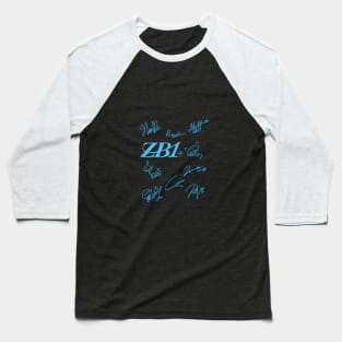 fanart signature of the zero base one group Baseball T-Shirt